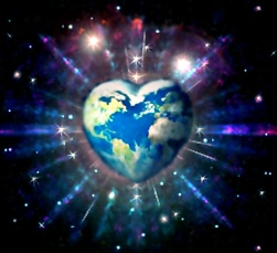 Love heart mother earth